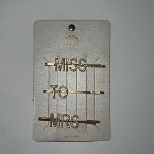Miss to Mrs Bobby-pins
